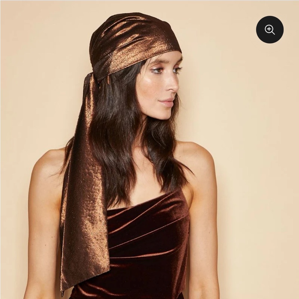 Eugenia Kim Gigi Metallic Headscarf